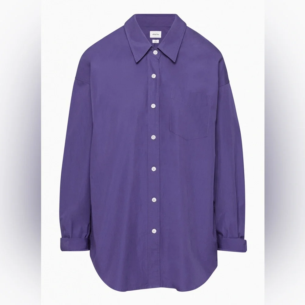 Aritzia Wilfred Free Relaxed Shirt Size Small - Picture 5 of 9